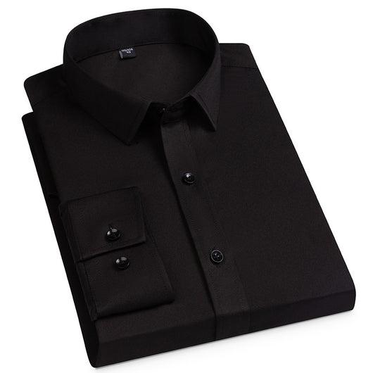 Camisa Casual Ejecutiva Manga Larga Stretch Sin Bolsillos - Image 3