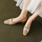 Zapatos de Dama Elegantes con Perlas Decorativas