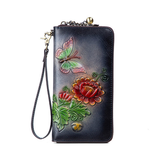 Billetera Larga de Cuero para Mujer con Protección Antirrobo - Image 5