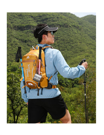 Mochila de Senderismo AZELA 30L Naranja - Resistente para Trekking y Montañismo - Image 27