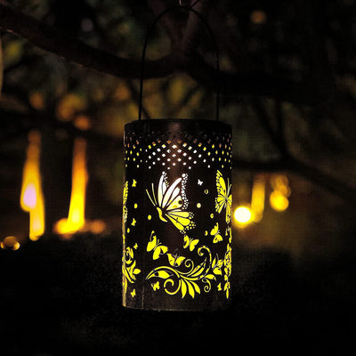 Lámpara Solar Mariposa con Proyección para Jardín - Image 11