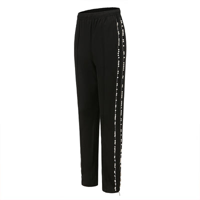 Pantalones Acampanados Diamond Tide con Cierre Lateral - Estilo Hip-Hop Unisex - Image 2