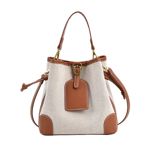 Bolso Bucket de Lona para Mujer - Diseño Casual y Portátil - Image 3