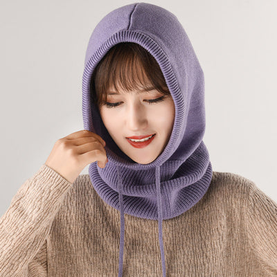 Bufanda Cuello de Lana Tejida para Mujer con Protección de Orejas - Image 21