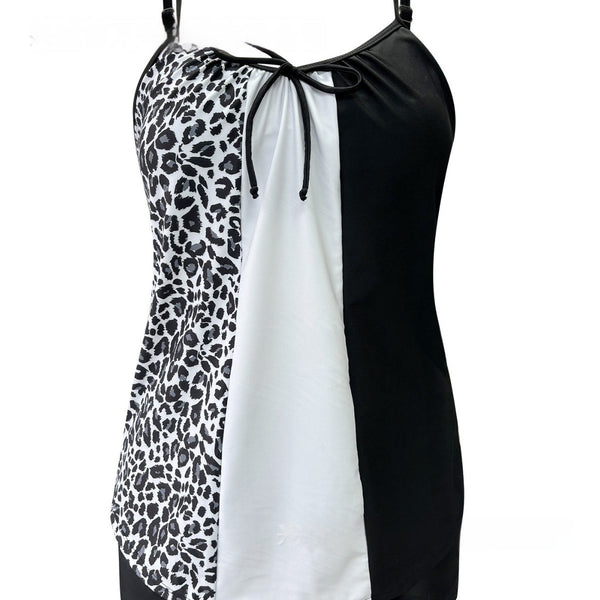 Bikini Boxer Deportivo con Abertura Lateral para Mujer