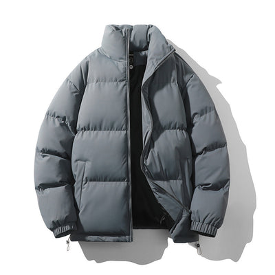 Chaqueta Acolchada de Plumas para Hombre con Cuello Alto - Image 18
