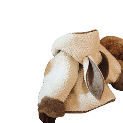 Chaleco con Capucha de Lana de Cordero - Abrigo Elegante y Versátil - Image 3