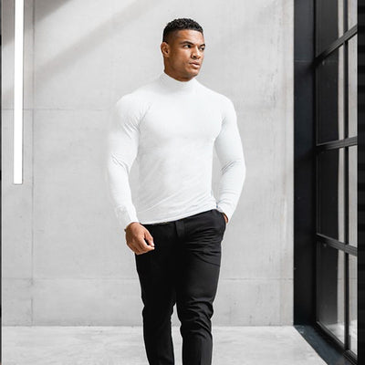 Camiseta Deportiva Manga Larga Suelta para Hombre de Secado Rápido