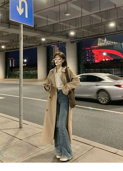 Abrigo Midi Coreano con Elegancia Británica - Diseño Premium - Image 13