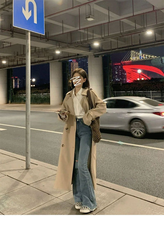 Abrigo Midi Coreano con Elegancia Británica - Diseño Premium - Image 13