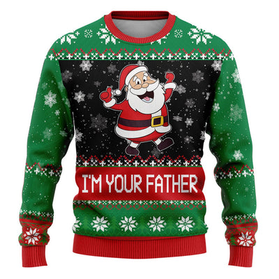 Suéter Navideño Feo Impreso en 3D para Hombre - Image 8