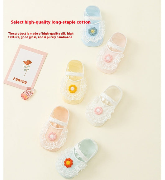 Calcetines Antideslizantes de Algodón Fino para Bebé y Niño Pequeño - Image 18