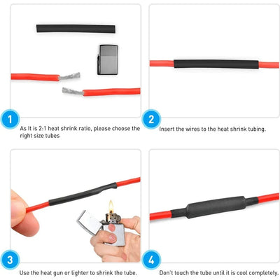 Kit de Tubo Termorretráctil 2:1 Resistente al Fuego - Impermeable y Duradero - Image 8