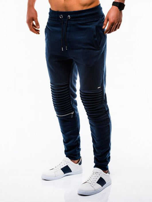 Pantalones Casuales Plegables para Hombre - Estilo Moderno y Versátil - Image 10