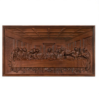 Cuadro Mural La Última Cena en Madera Maciza - Arte Decorativo - Image 5