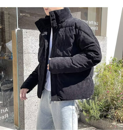 Chaqueta Acolchada de Algodón para Hombre - Estilo Deportivo y Casual - Image 10