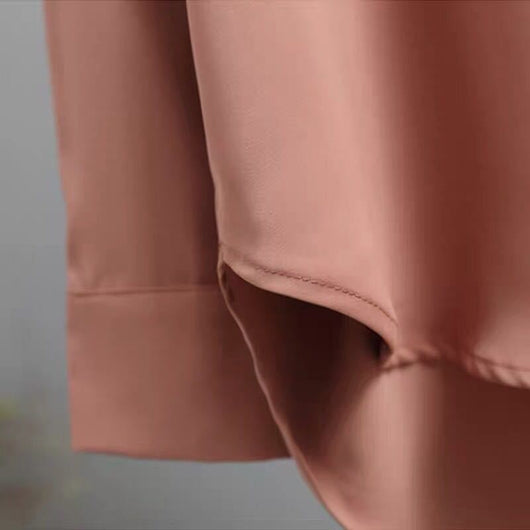 Blusa de Gasa Francesa Manga Larga Suelta y Casual - Image 11