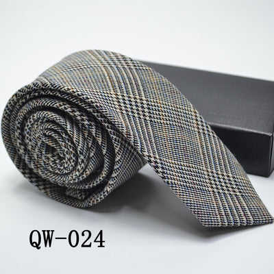 Corbata Angosta de Lana Elegante para Hombre - Image 25