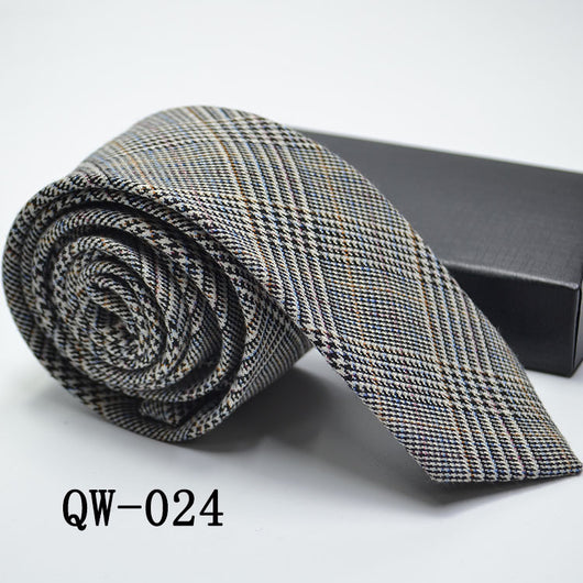 Corbata Angosta de Lana Elegante para Hombre - Image 25