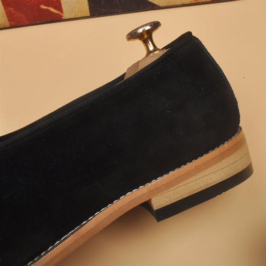 Mocasines Hombre Respirable Punta Afilada Estilo Británico Clásico - Image 26