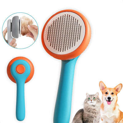 Cepillo de Aseo para Gatos y Perros con Masaje y Autolimpieza - Image 6