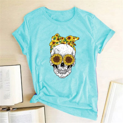 Playera Estampada Casual de Cuello Redondo - Image 38