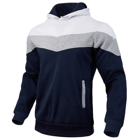 Camiseta Combinada de Colores para Hombre - Estilo Europeo y Americano - Image 9
