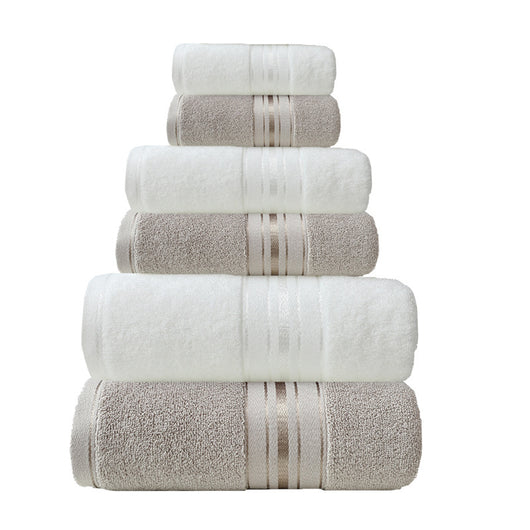 Juego de Toallas de Algodón Satinado Absorbentes Premium - Image 3