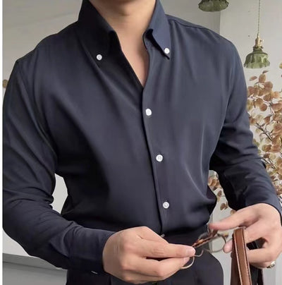 Camisa Italiana de Cuello Clásico para Hombre - Colección Otoño - Image 17