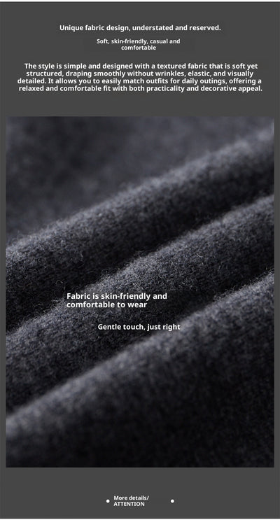 Cardigan Cashmere con Capucha para Hombre - Abrigo Casual Grueso con Cierre - Image 18