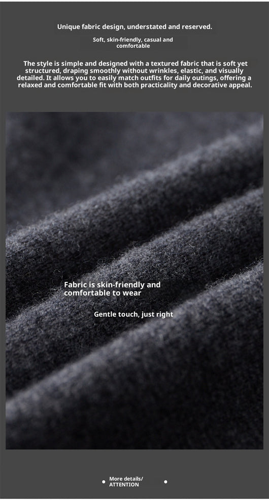 Cardigan Cashmere con Capucha para Hombre - Abrigo Casual Grueso con Cierre - Image 18