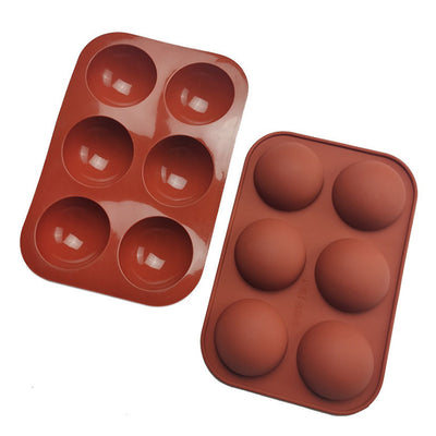 Molde Semicircular de Silicona para Tartas - Molde para Mousse y Chocolate