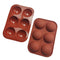 Molde Semicircular de Silicona para Tartas - Molde para Mousse y Chocolate