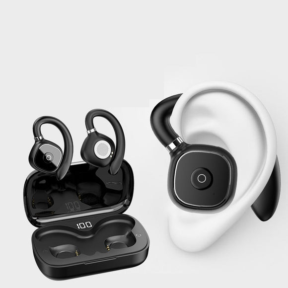 Auriculares Bluetooth de Conducción Ósea con Gancho Ajustable