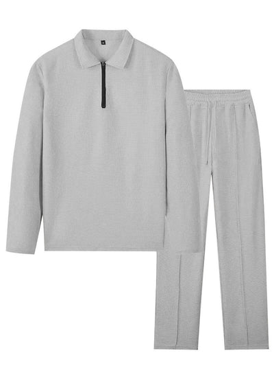 Traje Casual con Cremallera y Solapa - Pantalón Largo de Manga Larga - Image 23