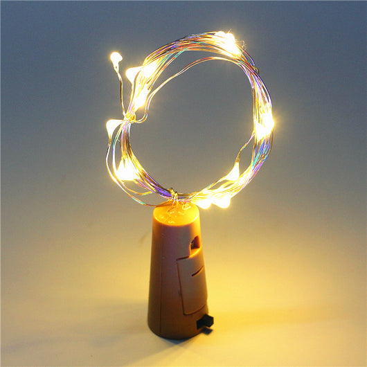Guirnalda de Luces LED con Corcho de Vino - 2 Metros, 20 Luces Multicolor - Image 6