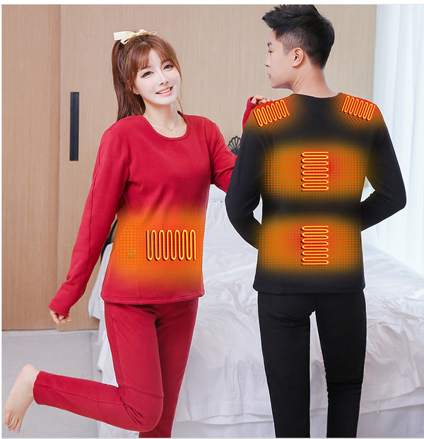Ropa Térmica Eléctrica Unisex con Carga Rápida y Forro Polar