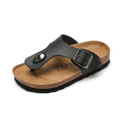 Sandalias de Corcho para Niños Primavera Verano - Zapatos Boken Antideslizantes Trendy - Image 5
