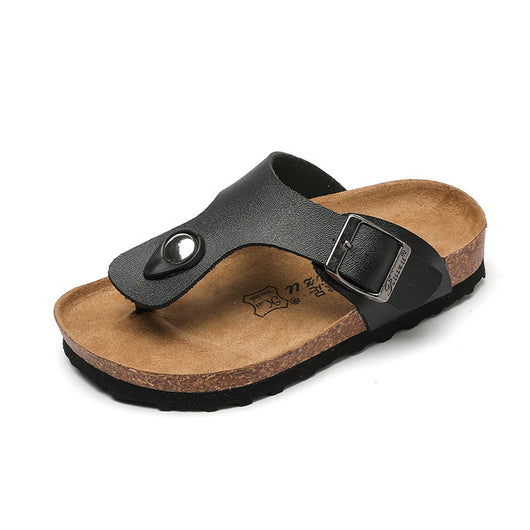 Sandalias de Corcho para Niños Primavera Verano - Zapatos Boken Antideslizantes Trendy - Image 5