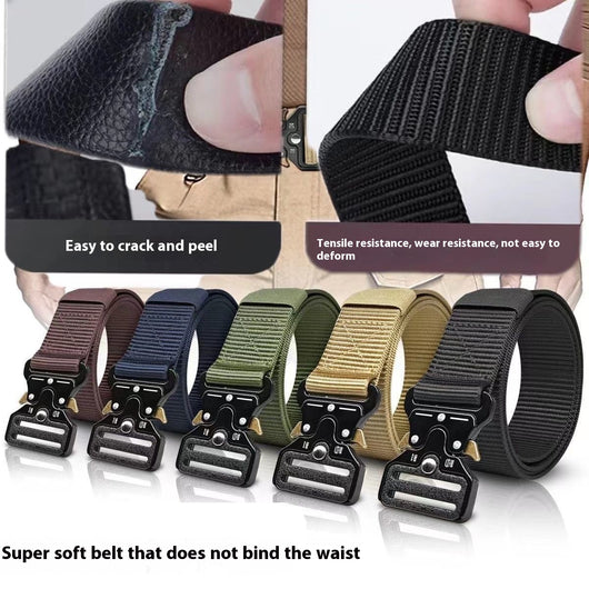 Cinturón Táctico de Lona Gruesa para Hombre - Image 19