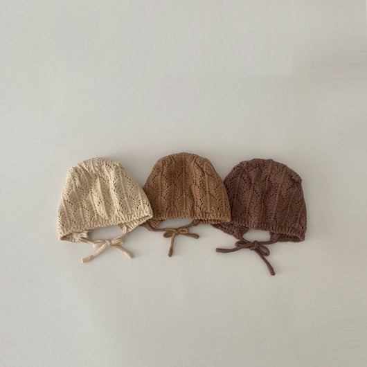 Gorro Tejido Transpirable con Cierre Ajustable para Recién Nacido - Image 9