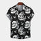 Camisa Estampada Suelta para Hombre - Diseño Moderno