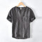 Camisa de Lino Manga Corta para Hombre