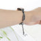 Pulsera Reloj Metálica con Diseño X Hueco y Cristales Brillantes