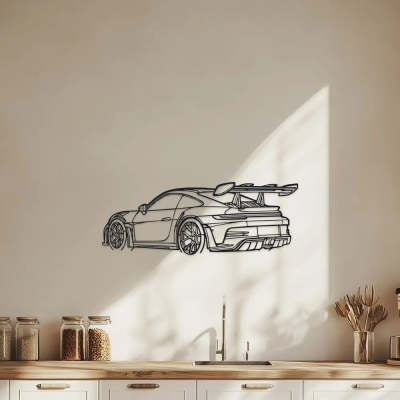 Decoración de Pared en Hierro Forjado - Arte Moderno Minimalista
