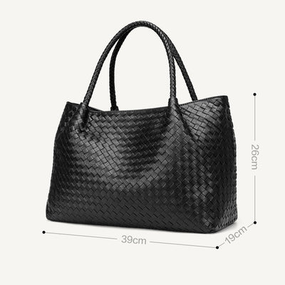 Bolso Tejido en Piel de Oveja Auténtica para Mujer - Image 9