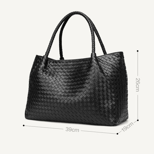 Bolso Tejido en Piel de Oveja Auténtica para Mujer - Image 9