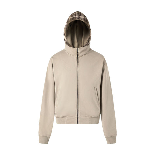 Sudadera con Capucha de Franela a Cuadros para Mujer - Image 7