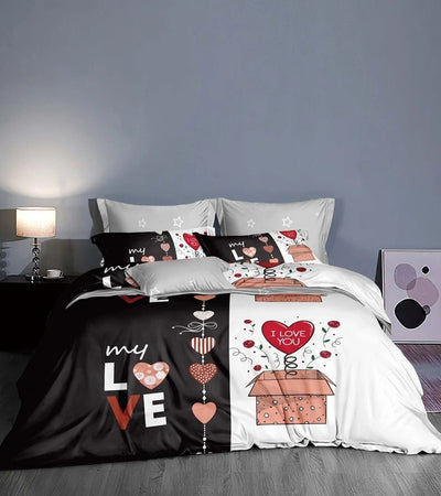 Juego de Cama Estampado Floral Completo de 4 Piezas - Image 14