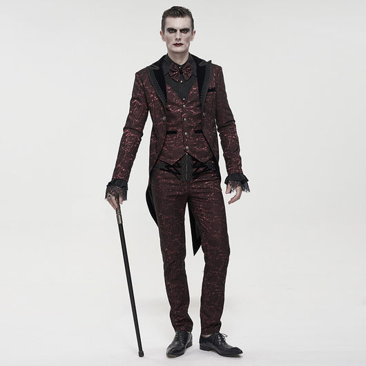 Pantalones de Vestir Rectos para Hombre con Cintura Simulada - Image 14